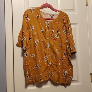 Woman Within short sleeve cardigan sweater